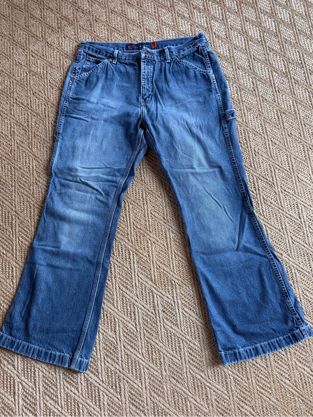 VINTAGE Bluenotes Men's Medium Blue Bootcut Denim Jeans